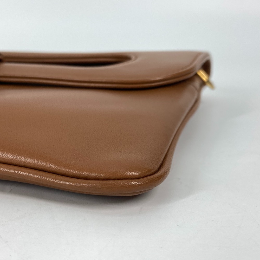 CHRISTIAN DIOR Brown Leather Shoulder Bag - Picture 6 of 14